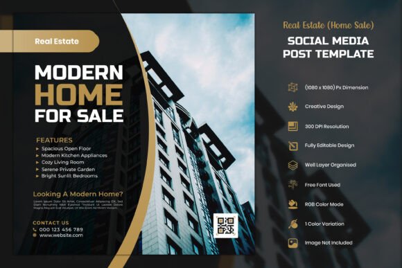 Download Real Estate Social Media Post Template - Media post Collection