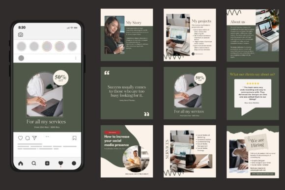 Download Business Social Media Posts - Media post Collection