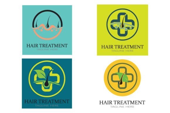 Download HAIR TREATMENT CARE LOGO DESIGN VECTOR - Vector Collection