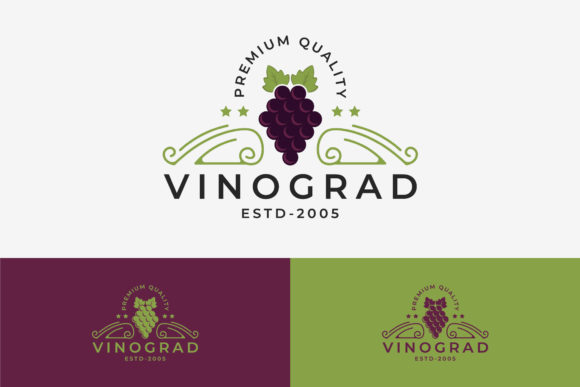 Download Grape Fruit Vintage Logo Vector Design - Vector Collection
