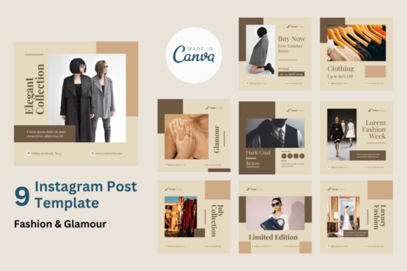 Download Social Media Feed for Fashion &amp; Glamour - Feed Collection