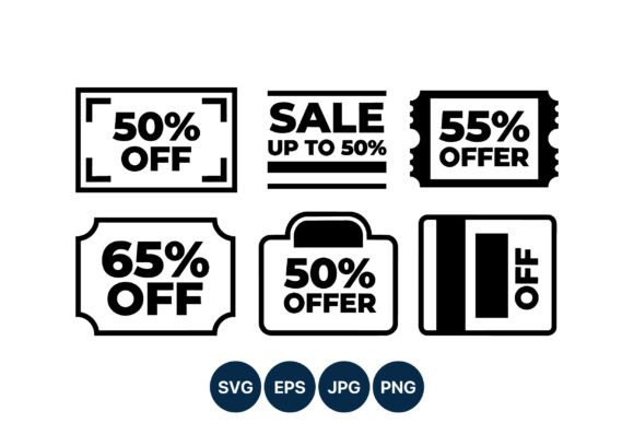 Download Sale Discount Labels Vector Set - Vector Collection