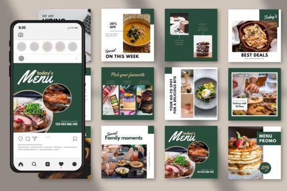 Download Restaurant Food Social Media Post - Media post Collection