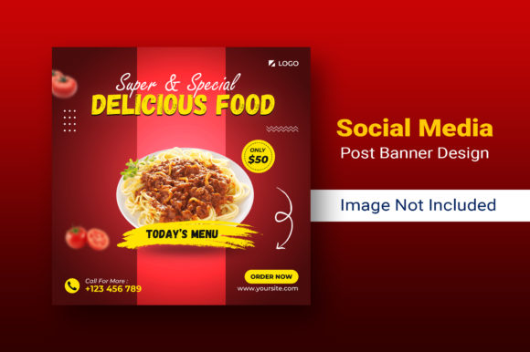 Download Social Media Post for Food Menu Design - Media post Collection