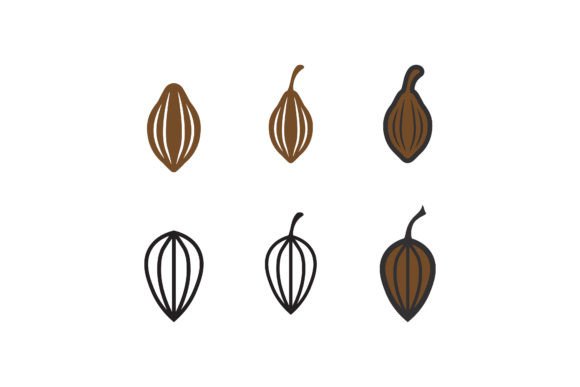 Download Chocolate and Cocoa Beans Vector Icon - Vector Collection