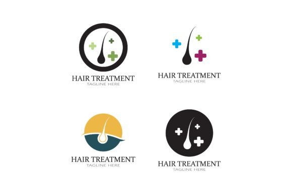 Download HAIR TREATMENT CARE LOGO DESIGN VECTOR - Vector Collection
