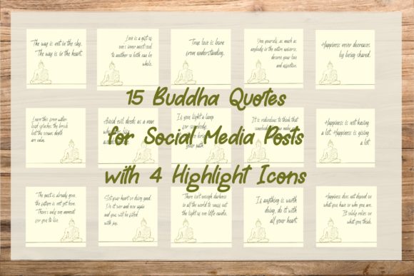 Download Budda Quotes for Social Media Post - Media post Collection