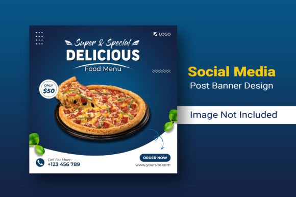 Download Social Media Post for Food Menu Design - Media post Collection