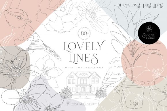 Download Line Art Creator and Patterns Vector&nbsp;&nbsp; - Vector Collection