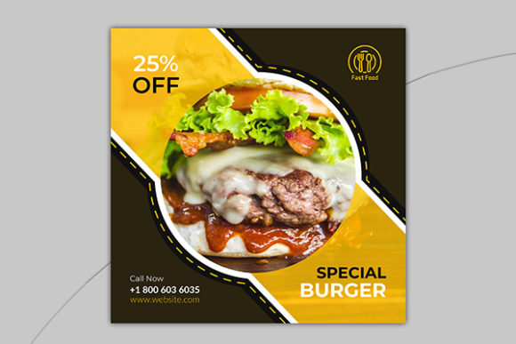 Download Food Social Media Post  and Banner - Media post Collection
