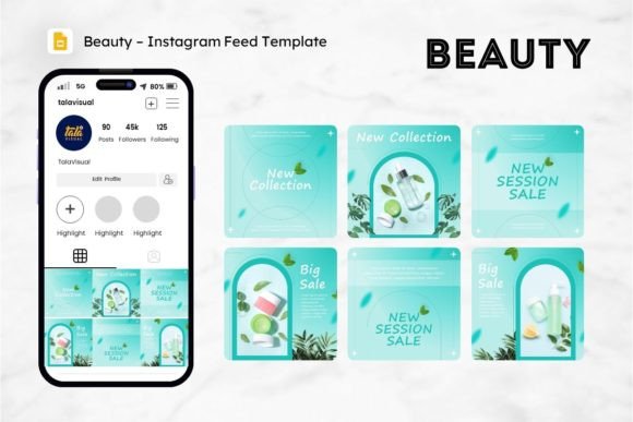 Download Instagram Feed - Google Slides Beauty - Feed Collection