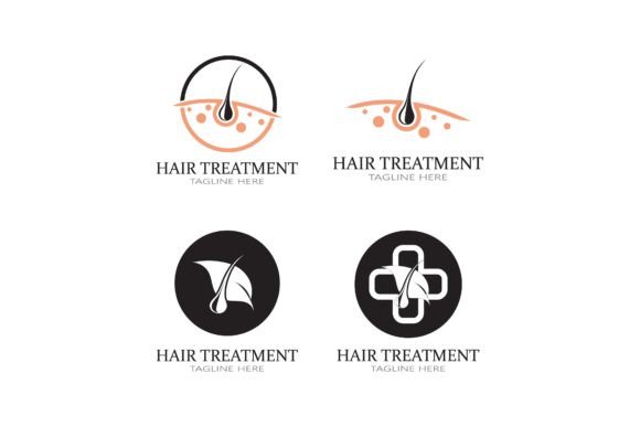 Download HAIR TREATMENT CARE LOGO DESIGN VECTOR - Vector Collection