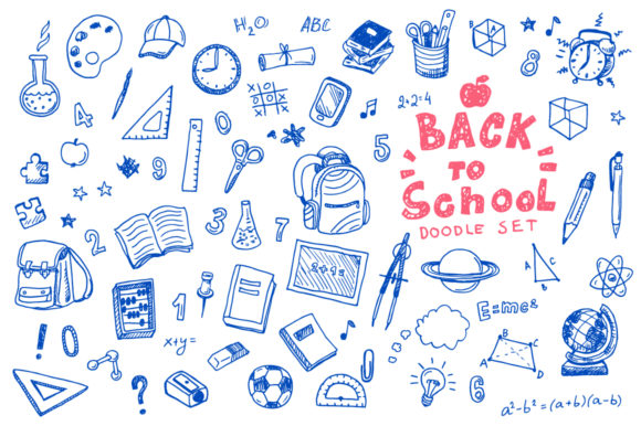 Download Back to School Doodle Vector Set - Vector Collection