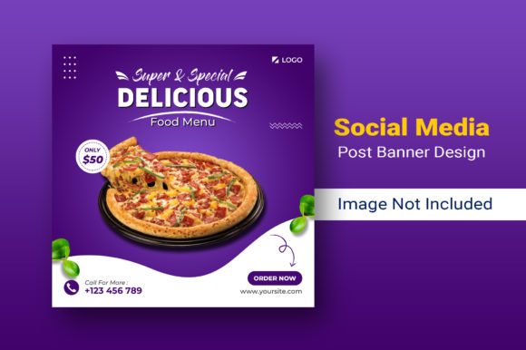 Download Social Media Post for Food Menu Design - Media post Collection