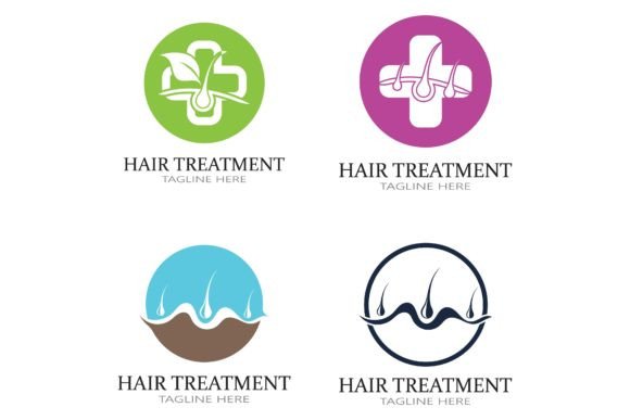 Download HAIR TREATMENT CARE LOGO DESIGN VECTOR - Vector Collection