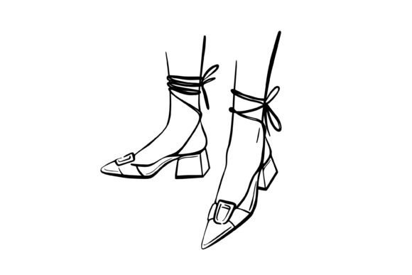 Download Slender Legs in Sandals. Fashion Art - Slender Collection