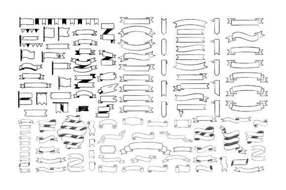 Download SVG Vintage Banner Ribbon Clipart Vector - Vector Collection