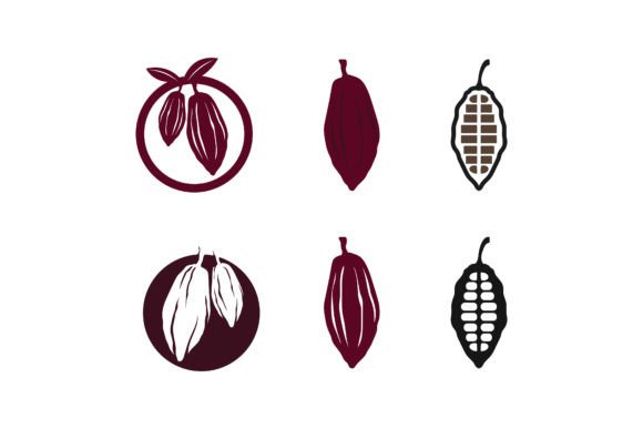 Download Chocolate and Cocoa Beans Vector Icon - Vector Collection
