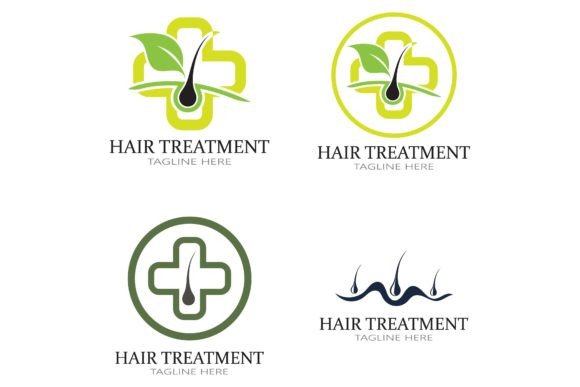 Download HAIR TREATMENT CARE LOGO DESIGN VECTOR - Vector Collection