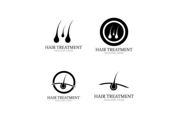 Download HAIR TREATMENT CARE LOGO DESIGN VECTOR - Vector Collection