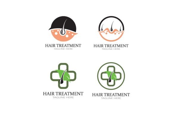 Download HAIR TREATMENT CARE LOGO DESIGN VECTOR - Vector Collection