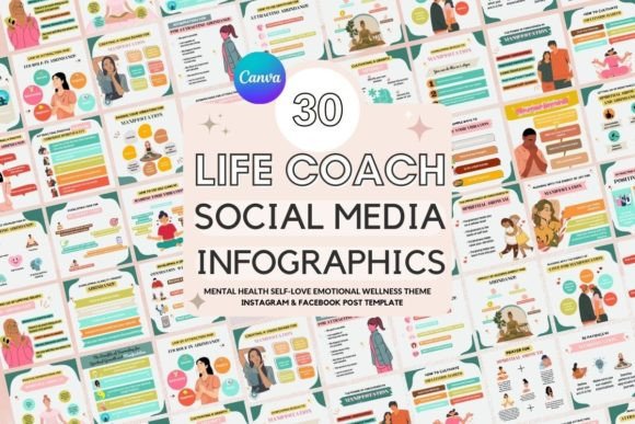 Download Life Coach Social Media Post Templates - Media post Collection