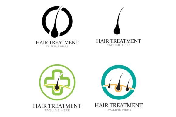 Download HAIR TREATMENT CARE LOGO DESIGN VECTOR - Vector Collection