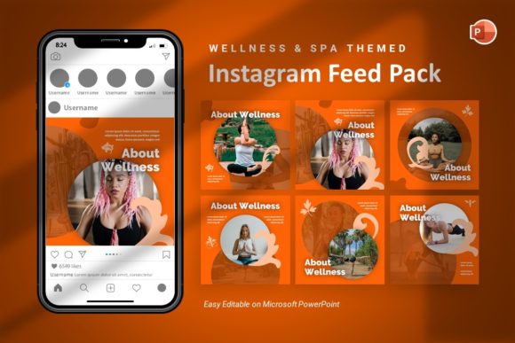 Download Instagram Feed - Wellness Template - Feed Collection