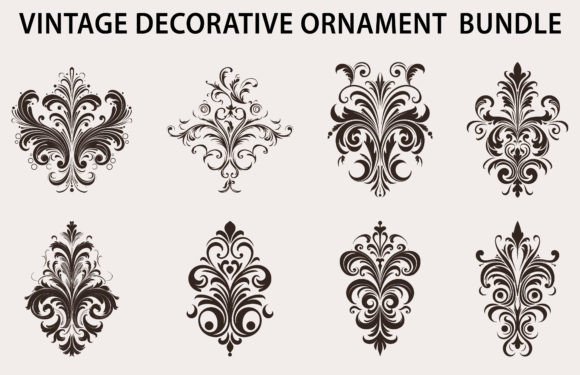 Download Set of Decorative Design Element Vector - Vector Collection