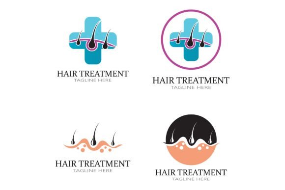 Download HAIR TREATMENT CARE LOGO DESIGN VECTOR - Vector Collection