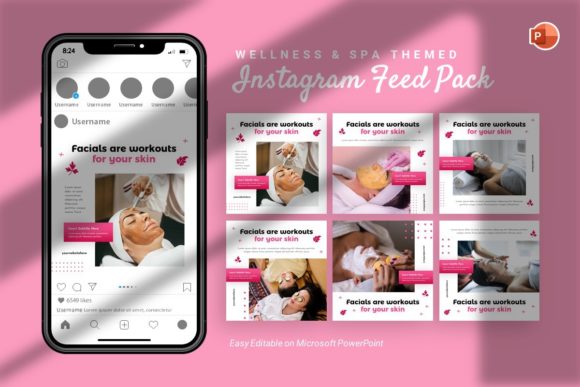 Download Instagram Feed - Wellness Template - Feed Collection