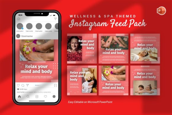 Download Instagram Feed - Wellness Template - Feed Collection