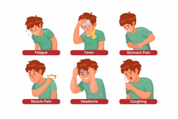 Download Medical Symptom Character Set Vector - Vector Collection